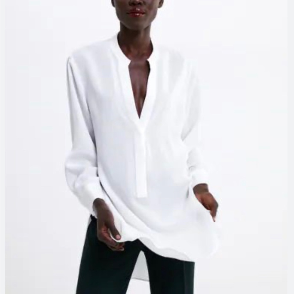 White Zara long sleeve